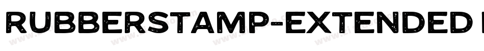 RubberStamp-Extended Normal字体转换